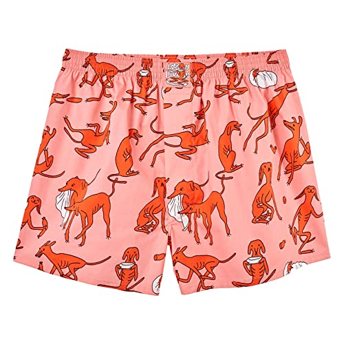 Lousy Livin Boxershorts Huende (pink) (L) von Lousy Livin