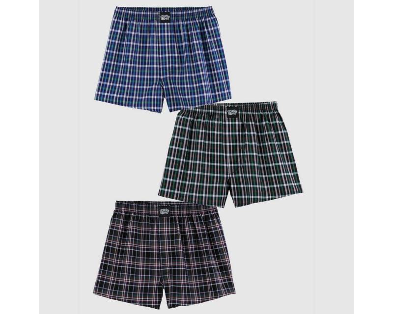 Lousy Livin Boxershorts Lousy Livin 3Pack Boxershorts "Grey Check" Flat Check L (Boxershorts, Boxershorts) von Lousy Livin