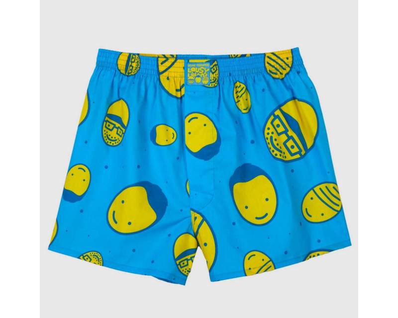 Lousy Livin Boxershorts Lousy Livin Boxershorts "Deine Freunde" Blue M (1-St., Boxershorts) von Lousy Livin