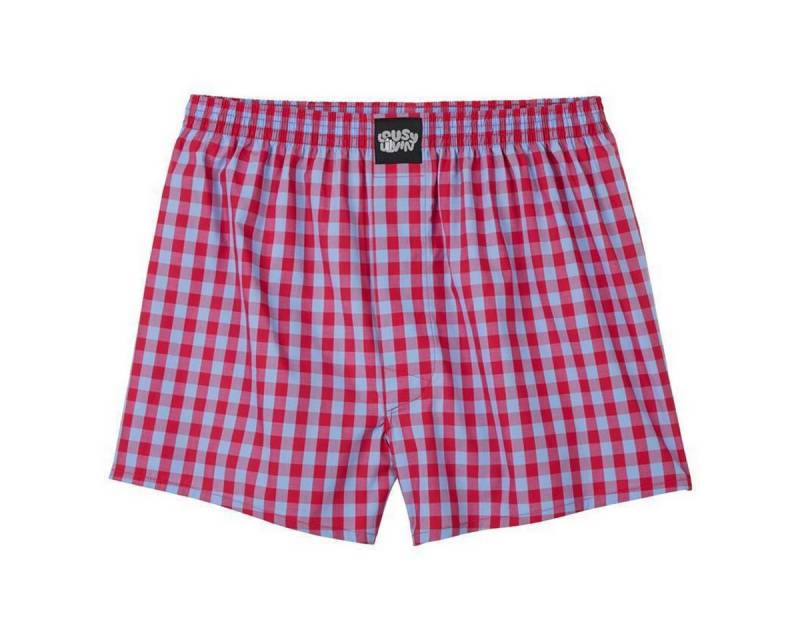 Lousy Livin Boxershorts Lousy Livin Boxershorts "Lousy Check" Red Check M (Boxershorts, Boxershorts) von Lousy Livin