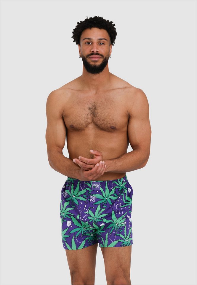 Lousy Livin Boxershorts Weedy & Broccoli mit buntem Design von Lousy Livin