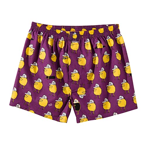 Lousy Livin Boxershorts Zitrone, Purple Grösse S von Lousy Livin