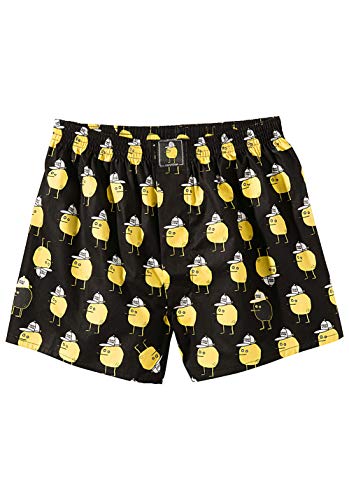 Lousy Livin Boxershorts Zitrone Black S von Lousy Livin