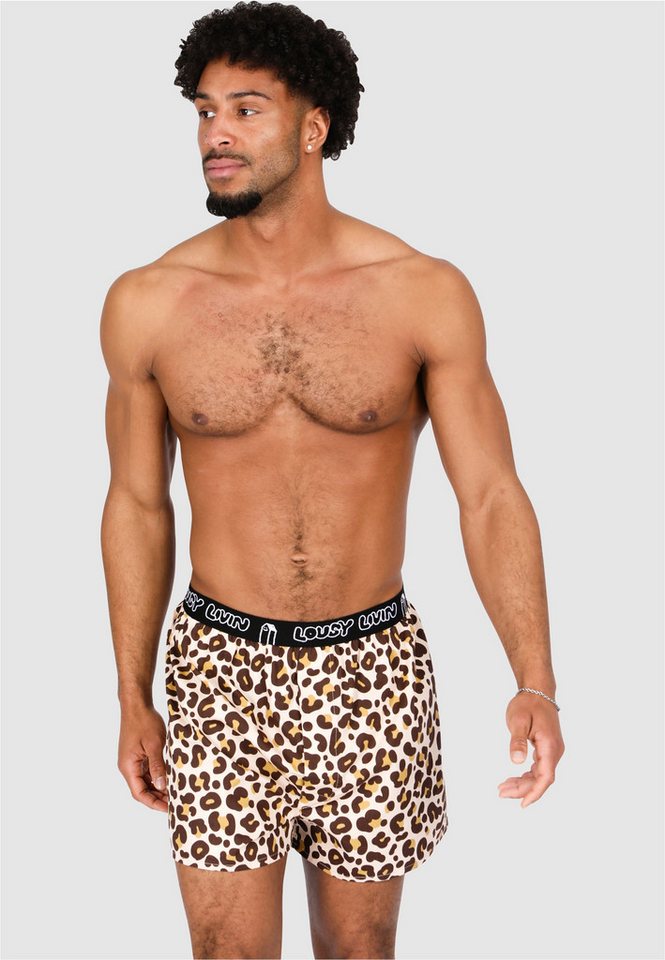 Lousy Livin Boxershorts mit lässigem Leo-Print von Lousy Livin