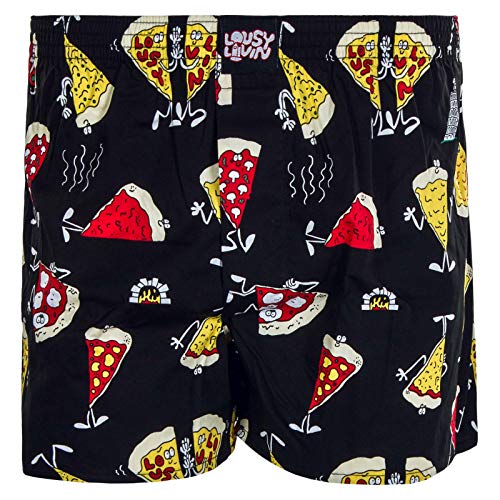 Lousy Livin Pizza Boxershorts Black Größe: L Farbe: Black von Lousy Livin