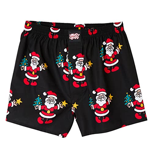 Lousy Livin Santa Boxershorts (DE/NL/SE/PL, Alphanumerisch, XL, Regular, Regular, Black) von Lousy Livin