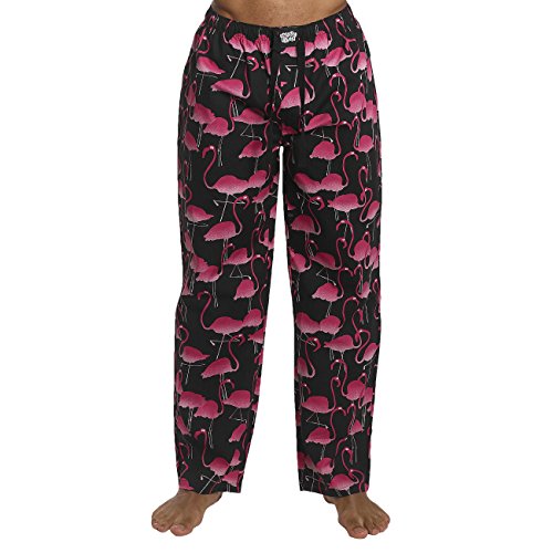 Lousy Livin Schlafanzug Hose Flamingo schwarz (L) von Lousy Livin