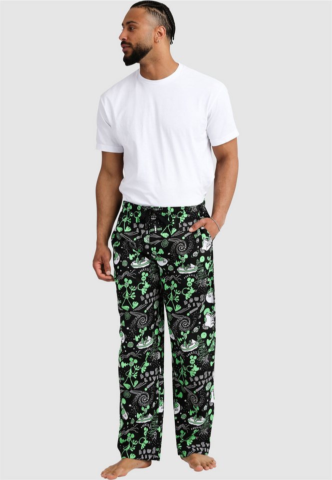 Lousy Livin Schlafhose Outerspace mit Gummizug und praktischem Tunnelzug von Lousy Livin