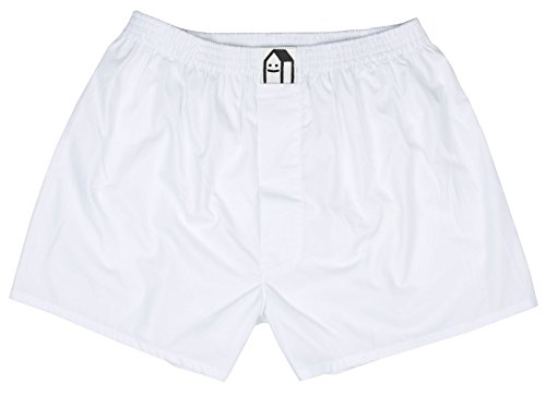 Lousy Livin Underwear Herren Boxershorts Plain White Gr. M von Lousy Livin
