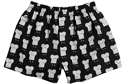 Lousy Livin Underwear Herren Boxershorts Toast Black Gr. M von Lousy Livin