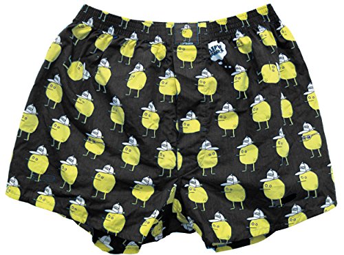Lousy Livin Underwear Herren Boxershorts Zitrone Black Gr. XL von Lousy Livin