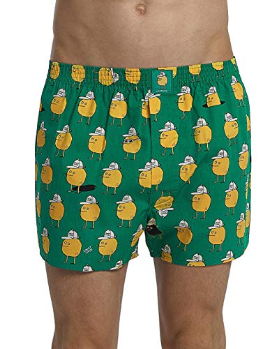 Lousy Livin Underwear Herren Boxershorts Zitrone Green Gr. XL von Lousy Livin