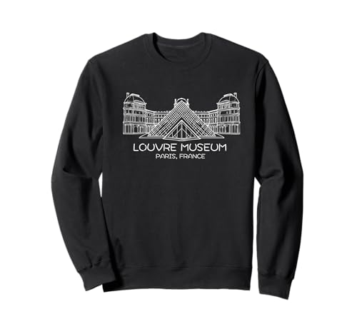 Louvre Museum Paris Flagge Souvenir Herren Damen Mädchen Jungen Sweatshirt von Louvre Museum Paris France Merch