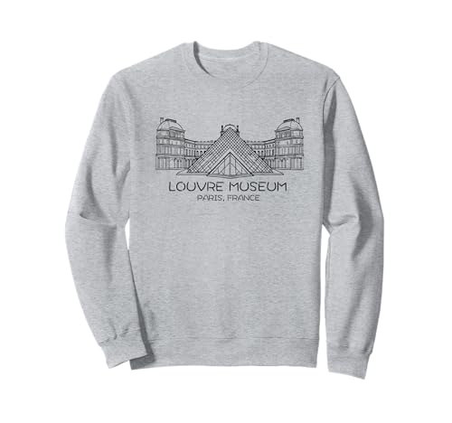 Louvre Museum Paris Flagge Souvenir Herren Damen Mädchen Jungen Sweatshirt von Louvre Museum Paris France Merch