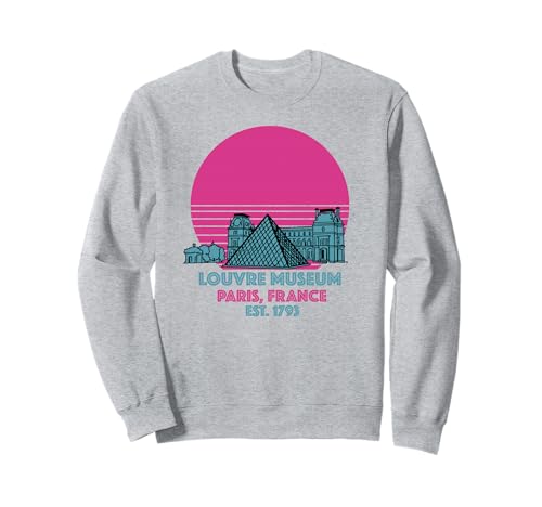 Louvre Museum Paris Flagge Souvenir Herren Damen Mädchen Jungen Sweatshirt von Louvre Museum Paris France Merch