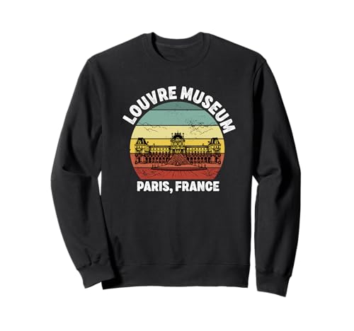 Louvre Museum Paris Flagge Souvenir Herren Damen Mädchen Jungen Sweatshirt von Louvre Museum Paris France Merch