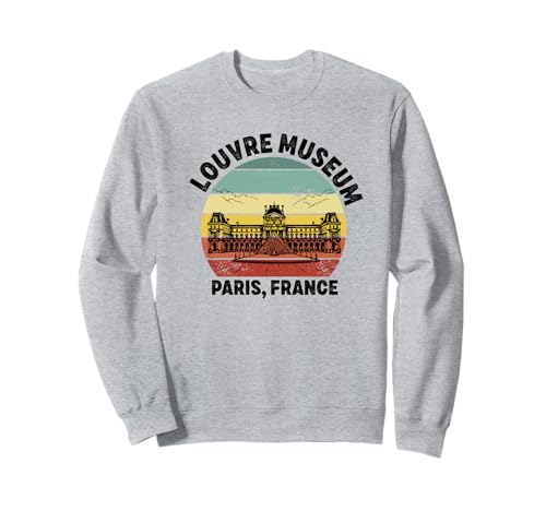 Louvre Museum Paris Flagge Souvenir Herren Damen Mädchen Jungen Sweatshirt von Louvre Museum Paris France Merch