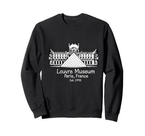 Louvre Museum Paris Flagge Souvenir Herren Damen Mädchen Jungen Sweatshirt von Louvre Museum Paris France Merch