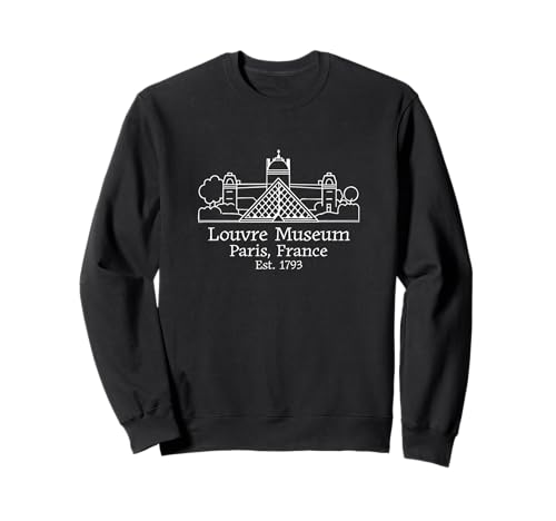 Louvre Museum Paris Flagge Souvenir Herren Damen Mädchen Jungen Sweatshirt von Louvre Museum Paris France Merch