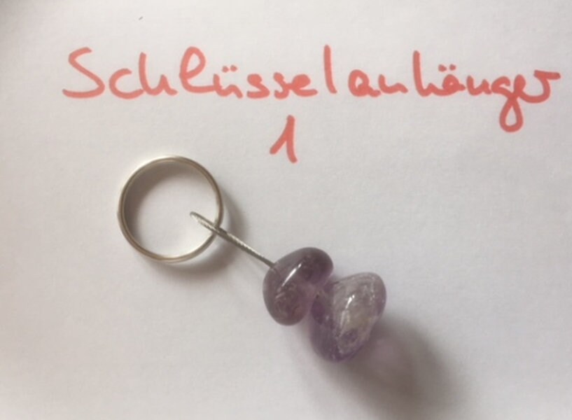 Schlüsselanhänger Steinmännchen 2 Steine Schlüsselanhänger Steinmännchen 2 Steine von LouvreCologne