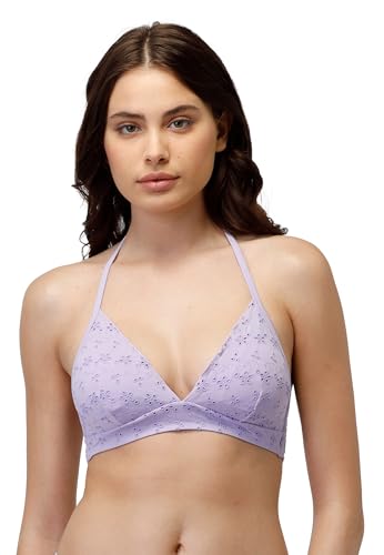 LOVABLE Damen Reggiseno Con Imbottitura Estraibile Sangallo Lace Zweiteiliger Bikini, Lavanda, 3-C/34 C von Lovable