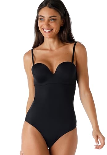Lovable Damen Unsichtbarer geheimer Balkon Body, Schwarz, 90B von Lovable