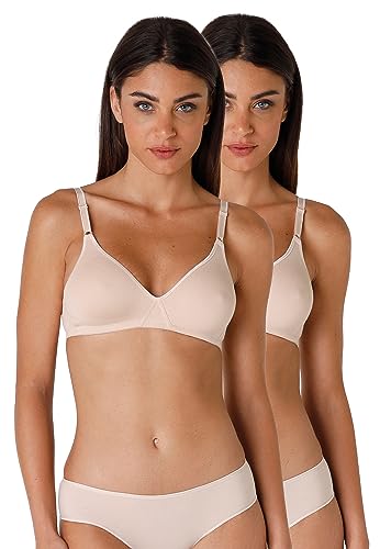 Lovable BH Bügellose Cotton Line Damen x2 , Skin , 85B von Lovable