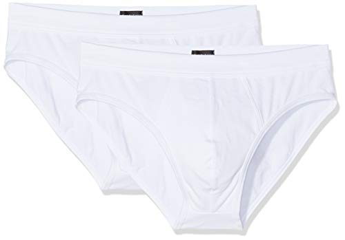 LVB Herren Stretch Cotton Slip (Pacco Da 2), Weiß (Bianco 003), X-Large (Herstellergröße: 6) (2er Pack) von Lovable