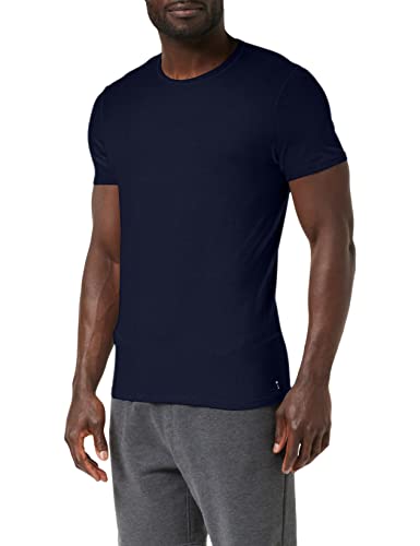 LVB Stretch Cotton T-Shirt Girocollo Herren, Blau, XL von Lovable