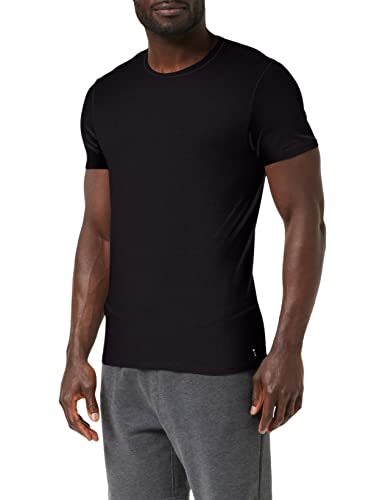 LVB Stretch Cotton T-Shirt Girocollo Herren, schwarz, XL von Lovable