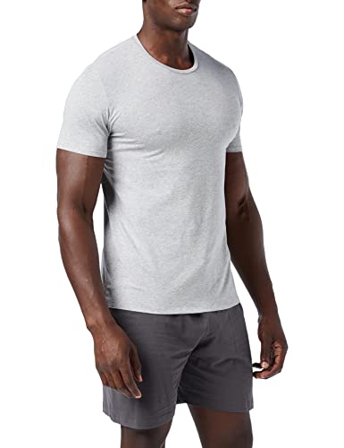 LVB T-Shirt mit Rundhalsausschnitt aus Baumwolle Supima Stretch Cotton Herren , Grau , 5/L von Lovable