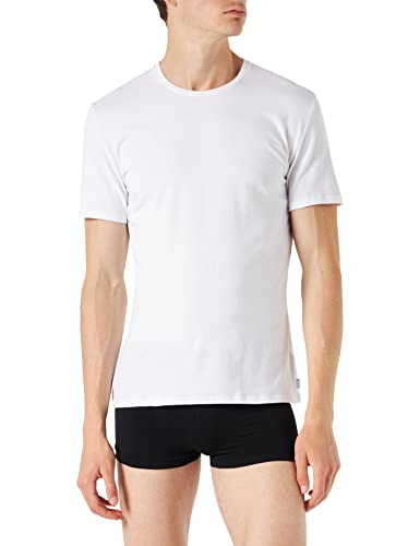 LVB T-Shirt mit Rundhalsausschnitt aus Baumwolle Supima Stretch Cotton Herren , Weiß , 4/M von Lovable