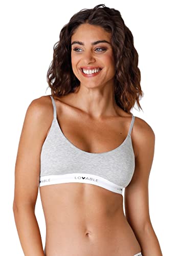 Lovable BH Crop Top Originals Damen , Grau , S von Lovable