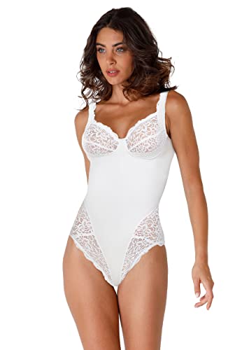 Lovable Damen Pizzo Body, Weiß (003-bianco), DE 80C von Lovable