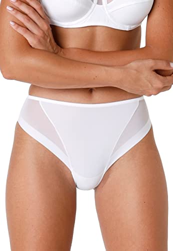 Lovable Midi Slip mit Hohem Beinausschnitt Invisible Ultra Light Bi-pack Damen x2 , Weiß , 5/XL von Lovable