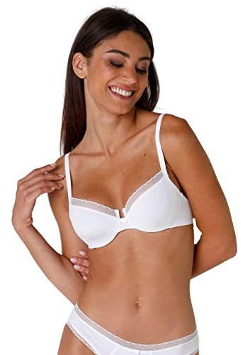 Lovable Reggiseno con Ferretto e Coppe non Imbottite Preformate in Microfibra, Sostegno, Forma Seno Naturale, Art. 027M, My Daily Comfort Donna von Lovable