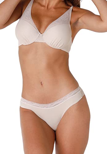 Lovable Slip Brazilian Invisible Exclusive Damen , Skin , 4/L von Lovable