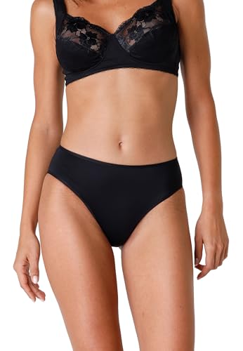 Lovable Slip Midi aus Mikrofaser Maximale Unsichtbarkeit Invisible Damen , Schwarz , 5/XL von Lovable
