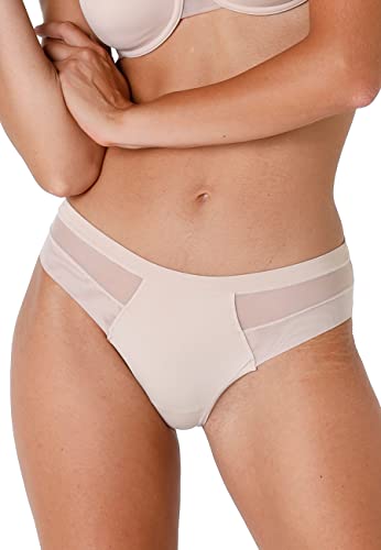 Lovable Slip aus Mikrofaser und Tüll Ultra Light Damen , Skin , 2/S von Lovable