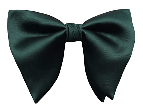 Lovacely Herren-Fliege, übergroß, Satin, Seide, einfarbig, formelle Smoking, große Fliege, A - Lila, Einheitsgröße von Lovacely
