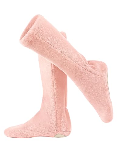 Lovdaswi Warm Up Ballettstiefel Mädchen Damen Tanzschuhe, Helles Pink, X-Large von Lovdaswi