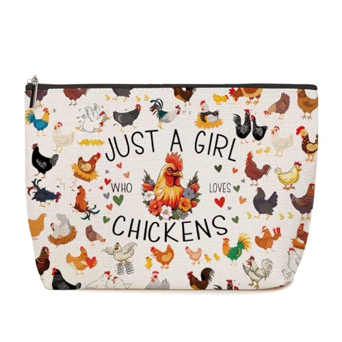 Lovdazzles Make-up-Tasche für Mädchen, Motiv: Hund, Katze, Schmetterling, Huhn, Frosch, Pferd, Lama, Meeresschildkröte, Eule, Kuh, Geschenke für Frauen, lustige Schmetterling-Make-up-Tasche, von Lovdazzles