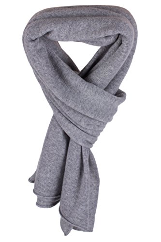 Love Cashmere Damen-Umschlagtuch 100% Kaschmir - Lichtgrau - Handgefertigt in Schottland - UVP €300 Love Cashmere Damen-Umschlagtuch 100% Kaschmir - Lichtgrau - Handgefertigt in Schottland - UVP €300 von Love Cashmere