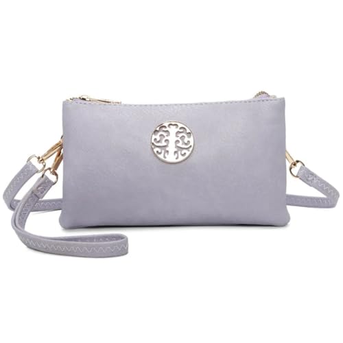 Love EMVY Rustic Tree Collection Crossbody Bag Wristlet Clutch - 21,5 × 12 × 2,5 cm - Reißverschluss oben mit 2 Fächern - Abnehmbare Handschlaufe & Verstellbarer Schultergurt, Flieder, 21.5 x 12 Love EMVY Rustic Tree Collection Crossbody Bag Wristlet Clutch - 21,5 × 12 × 2,5 cm - Reißverschluss oben mit 2 Fächern - Abnehmbare Handschlaufe & Verstellbarer Schultergurt, Flieder, 21.5 x 12 von Love EMVY