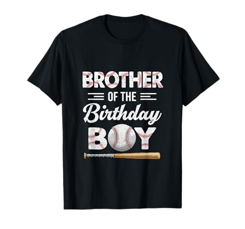 Brother of The Birthday Boy, passende Baseball-Familienfeier T-Shirt Brother of The Birthday Boy, passende Baseball-Familienfeier T-Shirt von Love Family Matching