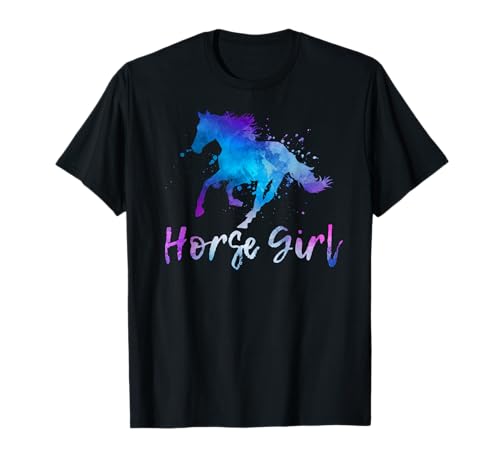 Reiterin für Mädchen mit Pferdemotiv, Geschenk für Mädchen T-Shirt Reiterin für Mädchen mit Pferdemotiv, Geschenk für Mädchen T-Shirt von Love Horses Cute Apparel Gifts