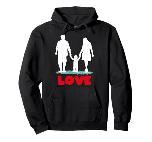 Love Kinder Familie Mutter Vater Sohn Töchter Eltern Pullover Hoodie von Love Kinder Familie Mutter Vater Sohn Töchter Elte