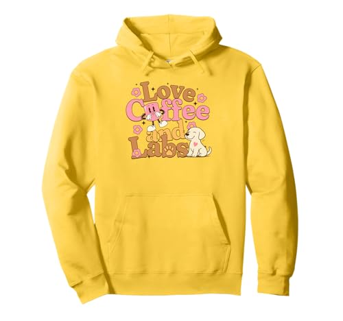 Cute Love Coffee Labrador Women Pullover Hoodie Cute Love Coffee Labrador Women Pullover Hoodie von Love Labrador Wear