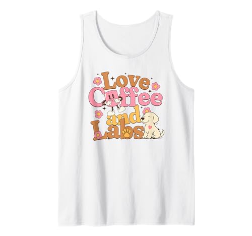 Cute Love Coffee Labrador Women Tank Top Cute Love Coffee Labrador Women Tank Top von Love Labrador Wear