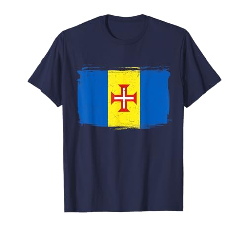 Madeira Flagge Damen Herren Kinder T-Shirt Madeira Flagge Damen Herren Kinder T-Shirt von Love Madeira Love